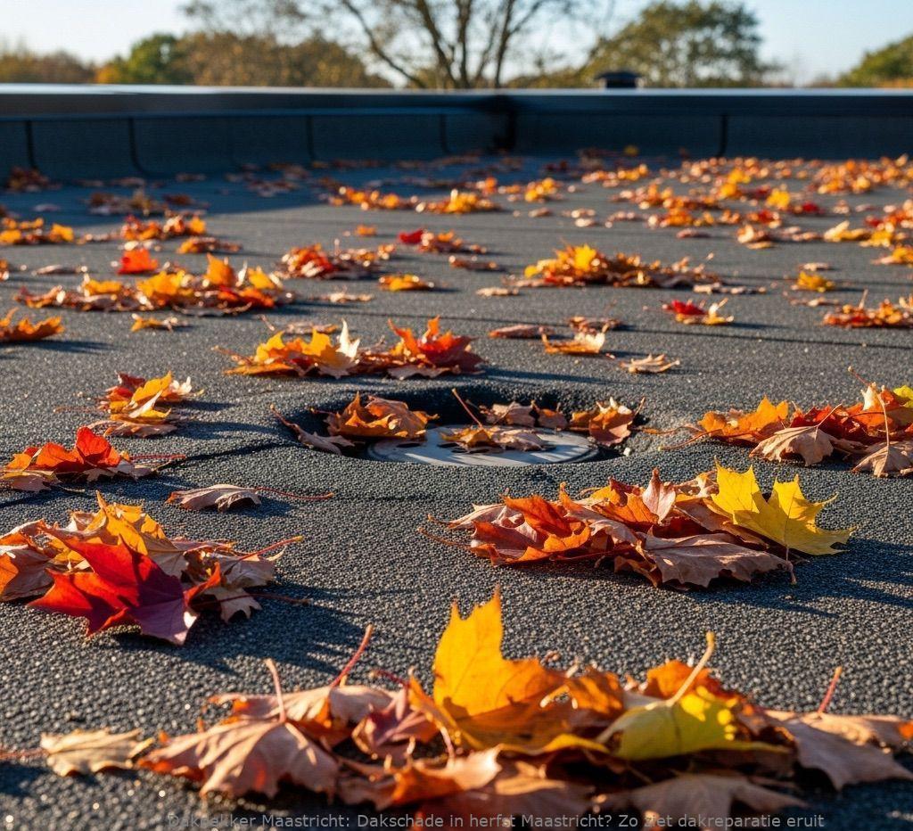 Dakschade In Herfst Maastricht